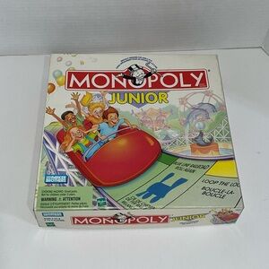 Monopoly Junior Board Game Hasbro Kids Children 1999